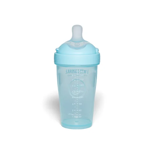 Twistshake Pro Double anti-kolikų buteliukas 260 ml Mėlynas image 3