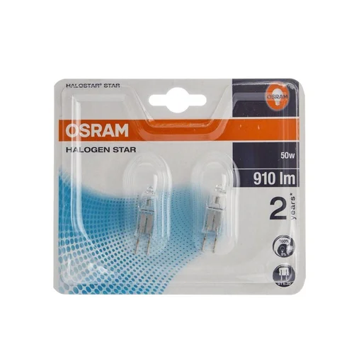 Osram halogeninė lemputė 50 W, 12 V, GY6.35, 2 vnt. image 2
