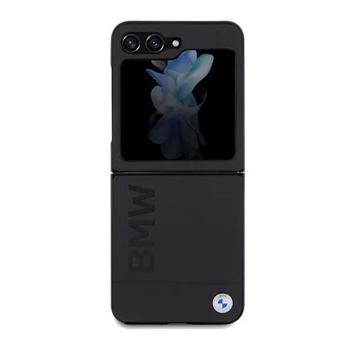 BMW HOT STAMP odinis dėklas Galaxy Z Flip 5, juodas image 1