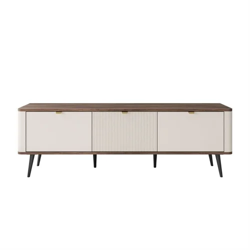 AUTUMN160 TV spintelė, 160 cm, kašmyro ir rudos spalvos image 2