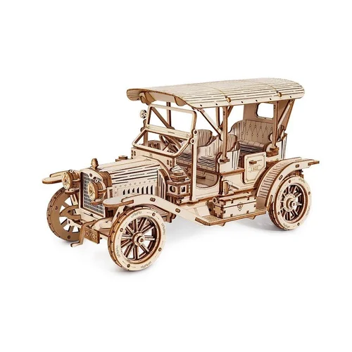 ROKR medinė 3D dėlionė – senovinis automobilis image 1