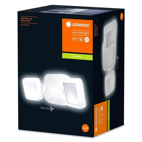 Ledvance Dvigubas LED lauko prožektorius, 10W/840 480LM IP54 WT image 2