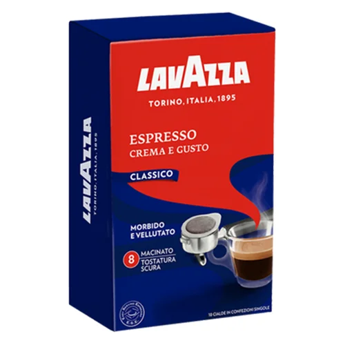 Lavazza Crema e Gusto Classico E.S.E. kavos tabletės, 18 vnt. image 1