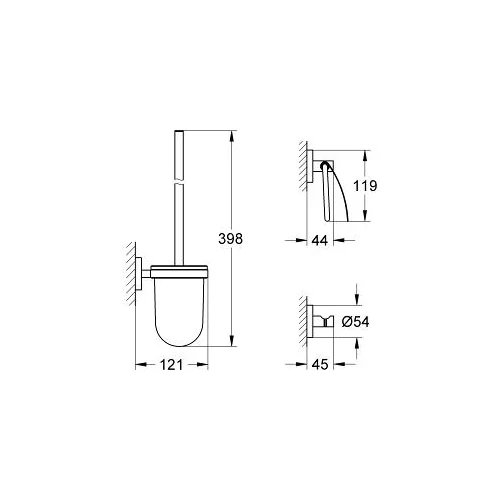 Grohe Essentials City 40407001 Aksesuarų rinkinys image 2