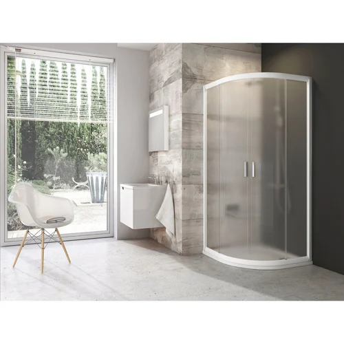 RAVAK Blix BLCP4, 90x90 cm Balta image 1