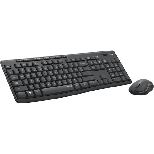 Logitech MK295 tyli belaidė klaviatūros ir pelės kombo, grafito image 1