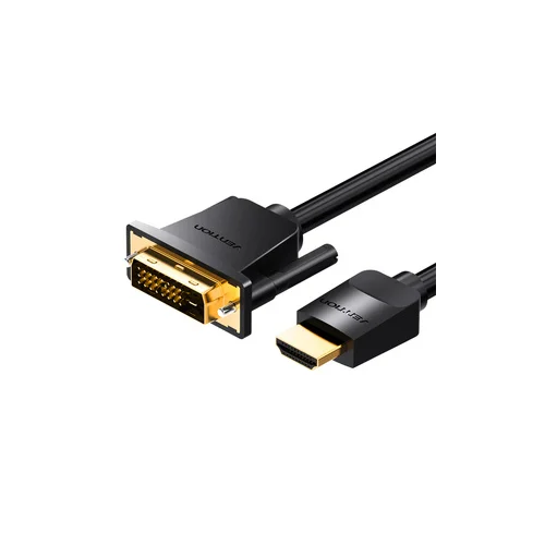 Vention ABFBH HDMI–DVI kabelis, 2 m, juodas image 1
