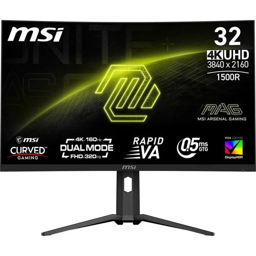 MSI MAG 321CUPDF 31,5 col. 4K monitorius image 1