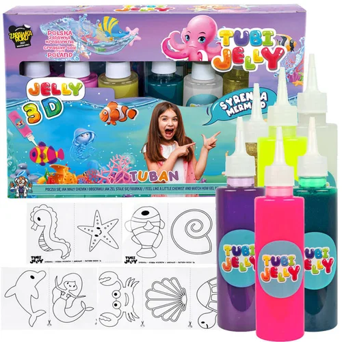 Tuban Tubi Jelly ZA4981 rinkinys „Undinėlė“, 6 spalvų image 1