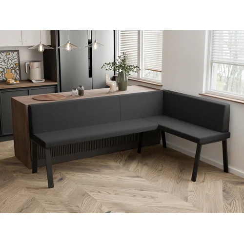 Virtuvinis kampas MONO Y 128 × 168 cm, juodas image 3
