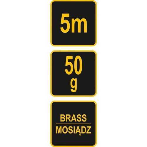 VOREL 17301 žalvarinis svambalas, 50 g, 5 m image 3