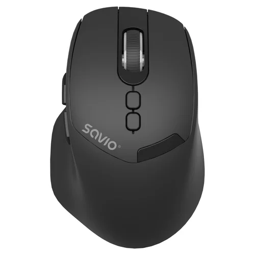 Savio MB-06 ambidekstrinė Bluetooth pelė 3800 DPI, juoda image 1