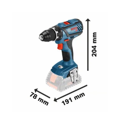 Bosch GSR 18V-28 Solo suktuvas-gręžtuvas image 2