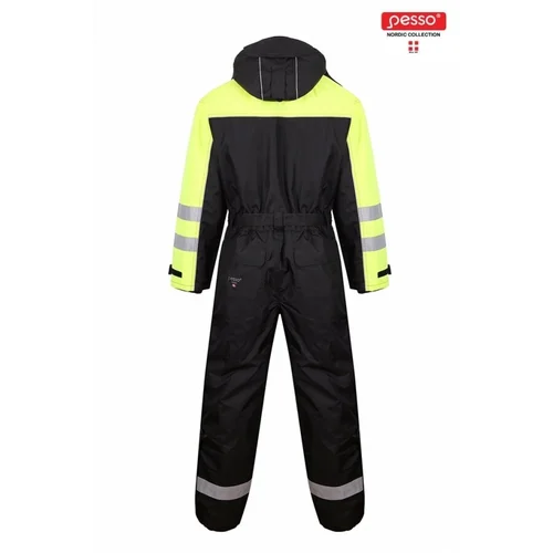 PESSO Šiltas kombinezonas FROST HI-VIS, juoda geltona - S image 3