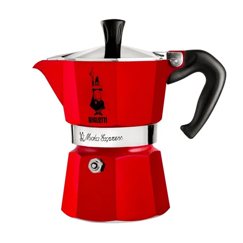 Bialetti Moka Espress raudona kavos viryklė image 1