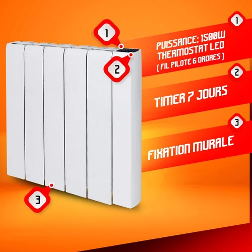 Warm Tech Ceramic Inertia Heater 1500W image 2