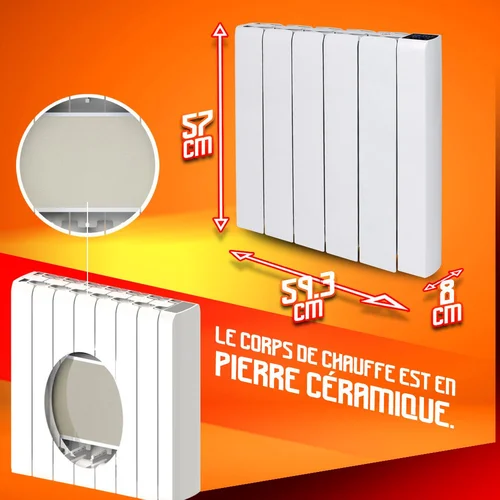 Warm Tech Ceramic Inertia Heater 1500W image 3