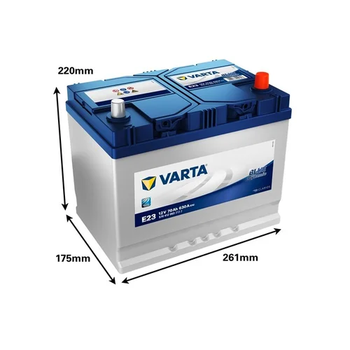 Varta BD E23 akumuliatorius, 70 Ah, 630 A, 12 V image 2