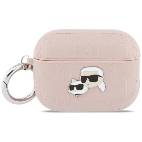 Karl Lagerfeld Monogram Karl & Choupette dėklas AirPods Pro 3, rožinis image 1