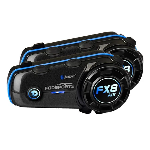 Fodsports FX8 Air motociklininkų interkomas, 2 vnt., juodas image 3