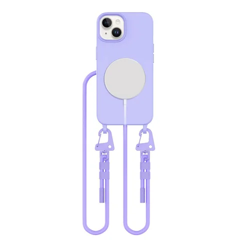 Tech-Protect MagNecklace MagSafe dėklas iPhone 13, levandų spalvos image 1