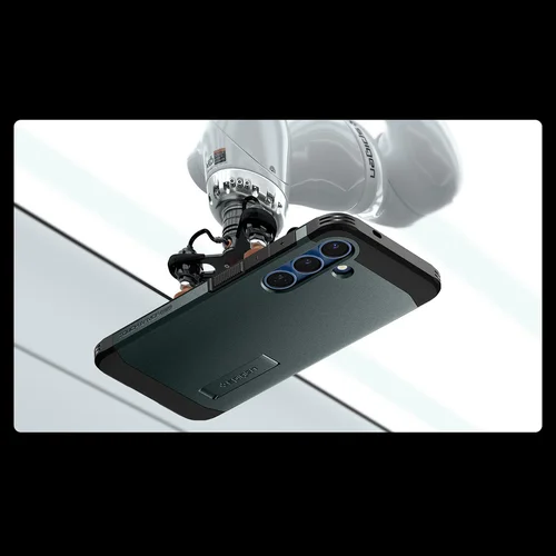 Spigen Tough Armor MagSafe dėklas Samsung Galaxy S25, žalias image 3