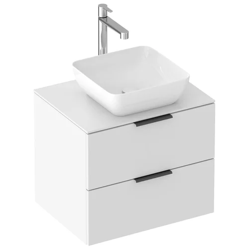 RAVAK Comfort stalviršis po praustuvu 60x46 cm Balta image 3