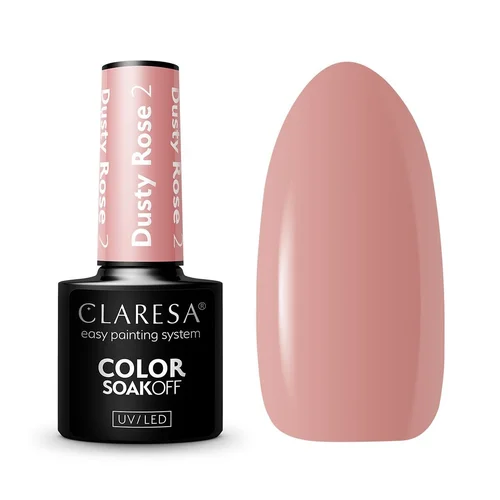CLARESA Dusty Rose 2 hibridinis nagų lakas 5 g image 1