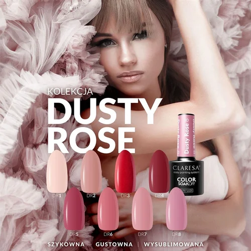 CLARESA Dusty Rose 2 hibridinis nagų lakas 5 g image 3