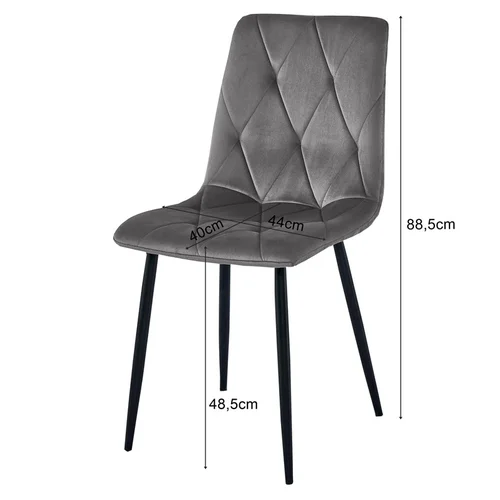 Kėdė Libra Pilka 86.5X45X54 image 2