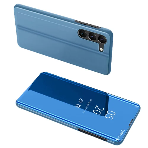 Samsung Galaxy S23+ Clear View Case mėlynas dėklas image 1