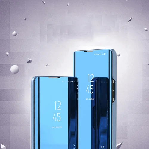 Samsung Galaxy S23+ Clear View Case mėlynas dėklas image 3