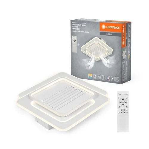 Osram lubinis ventiliatorius su lempa 55W CCT 50 cm baltas image 3