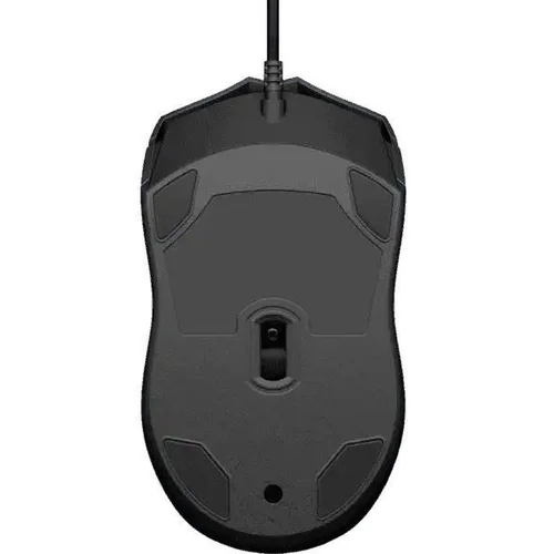 HP 100 Wired laidinė pelė USB/PS/2, Juoda image 3