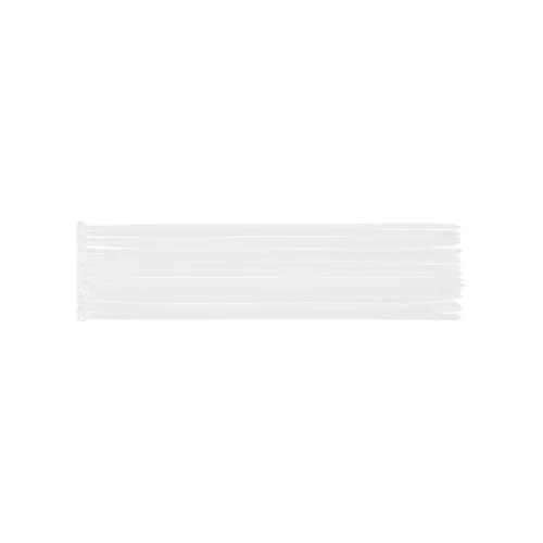 EXTREME plastikiniai užveržimo - tvirtinimo dirželiai 7,6 × 400 mm balti image 1