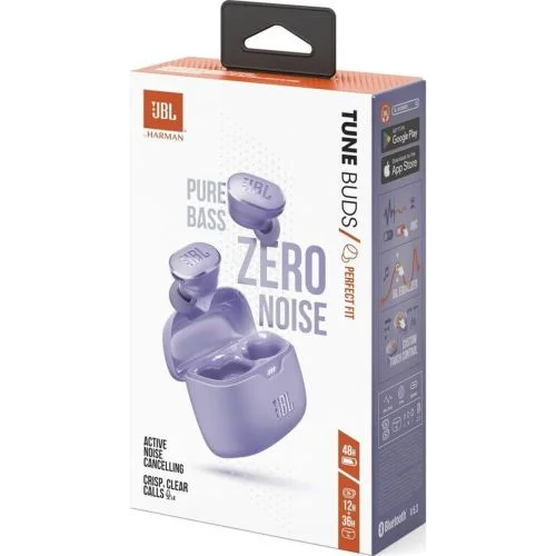 JBL Tune Buds TWS belaidės ausinės, purpurinės image 1
