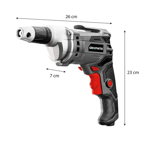 GRAPHITE 58G794, 520 W elektrinis gręžtuvas-suktuvas image 2