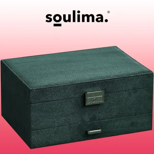 Soulima 21954 žalia papuošalų dėžutė image 2