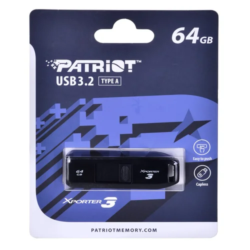 PARTIOT Xporter 3 USB atmintinė 64 GB USB 3.2 image 1