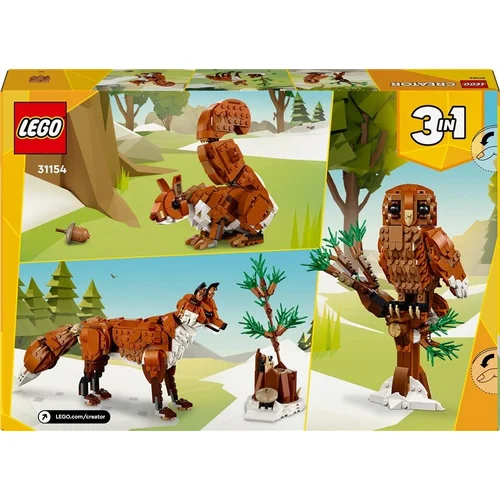 LEGO® Creator Miško gyvūnai 31154 Rudoji lapė image 2