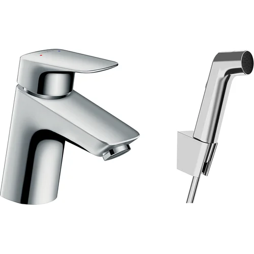 Hansgrohe Logis 71290000 praustuvo maišytuvas su bidė dušeliu (5 l/min) image 1