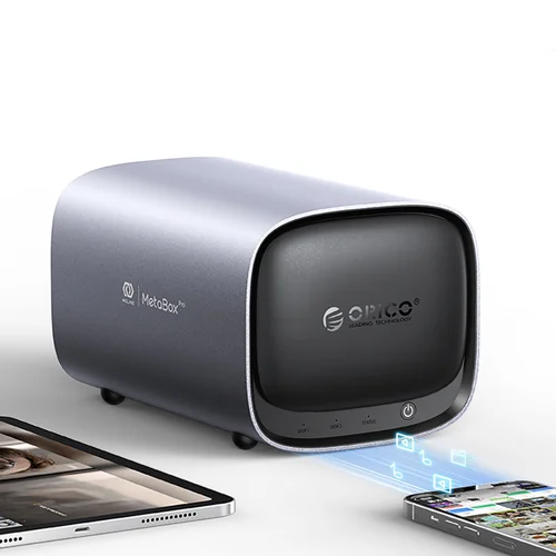 ORICO HS200-Pro MetaBox Pro NAS, pilkas image 2