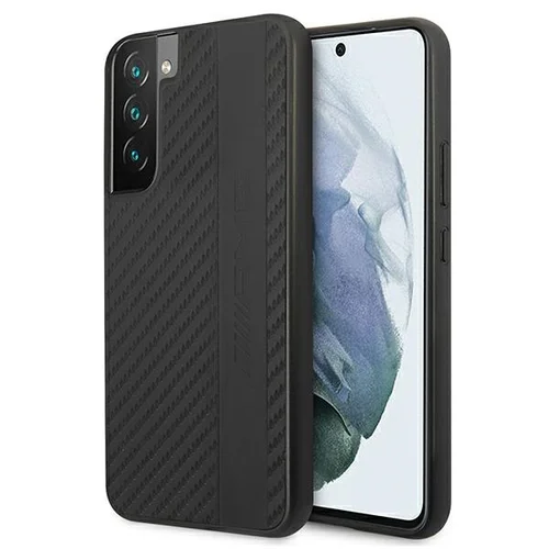 Mercedes-AMG Galaxy S22+ anglies pluošto dėklas, juodas image 1