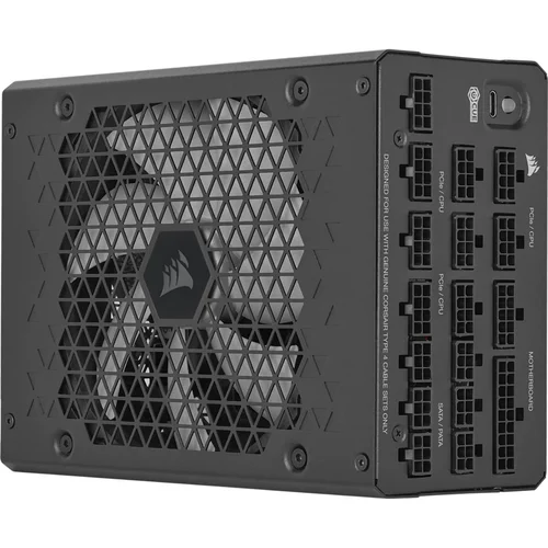Corsair HX1200 1200 W ATX maitinimo šaltinis, juodas image 1