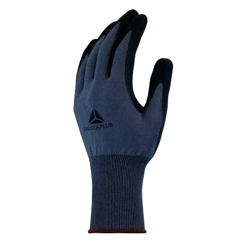 Delta Plus Megztinė pirštinė, D, nitrile-coated palm, Pilka 9 image 1