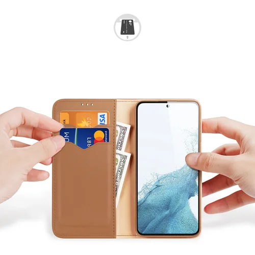 Dux Ducis Hivo RFID dėklas Samsung Galaxy S23+, rudas image 2