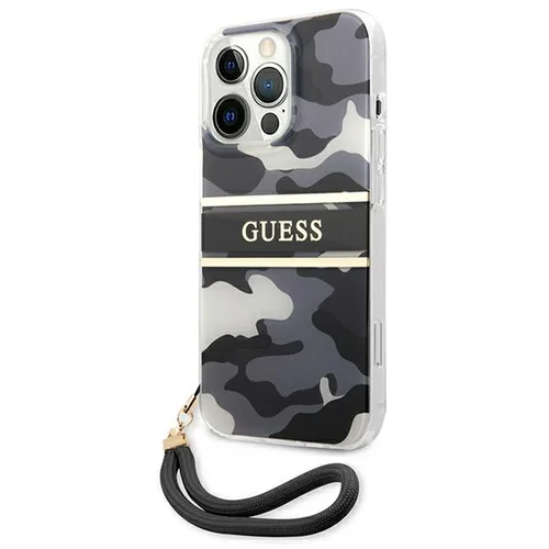 Guess GUHCP13XKCABBK dėklas iPhone 13 Pro Max 6,7 col., juodas image 2