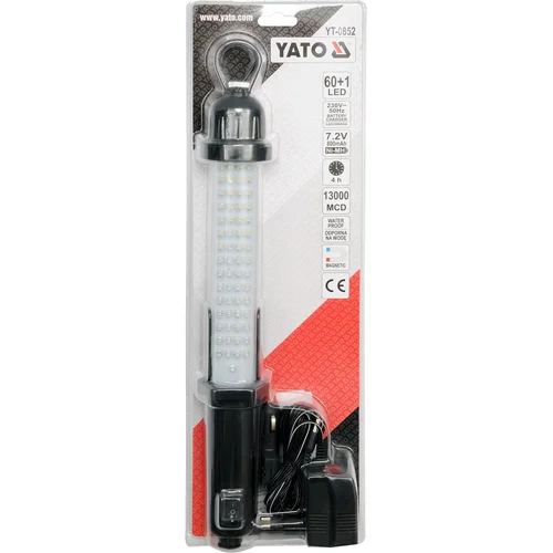 YATO YT-0852 akumuliatorinė darbo lempa 60+1 LED image 2