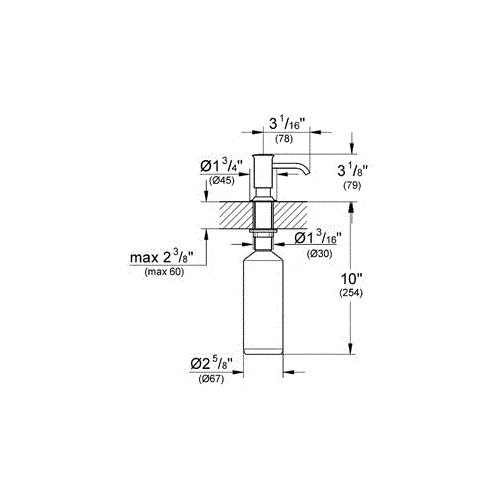 GROHE Authentic 40537000 Dozatorius Chromas image 2