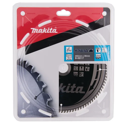 Makita B-09117 MAKBLADE 260X2.3X30mm 5° T100 image 3